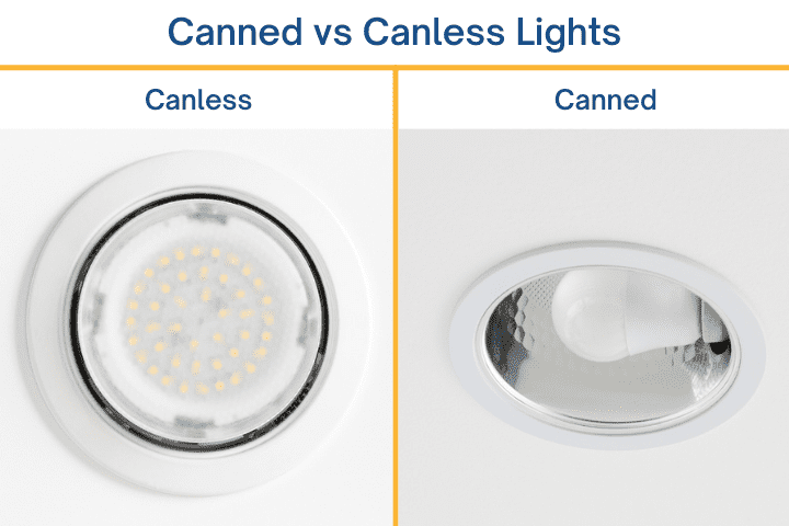 Can Vs Canless Recessed Lighting